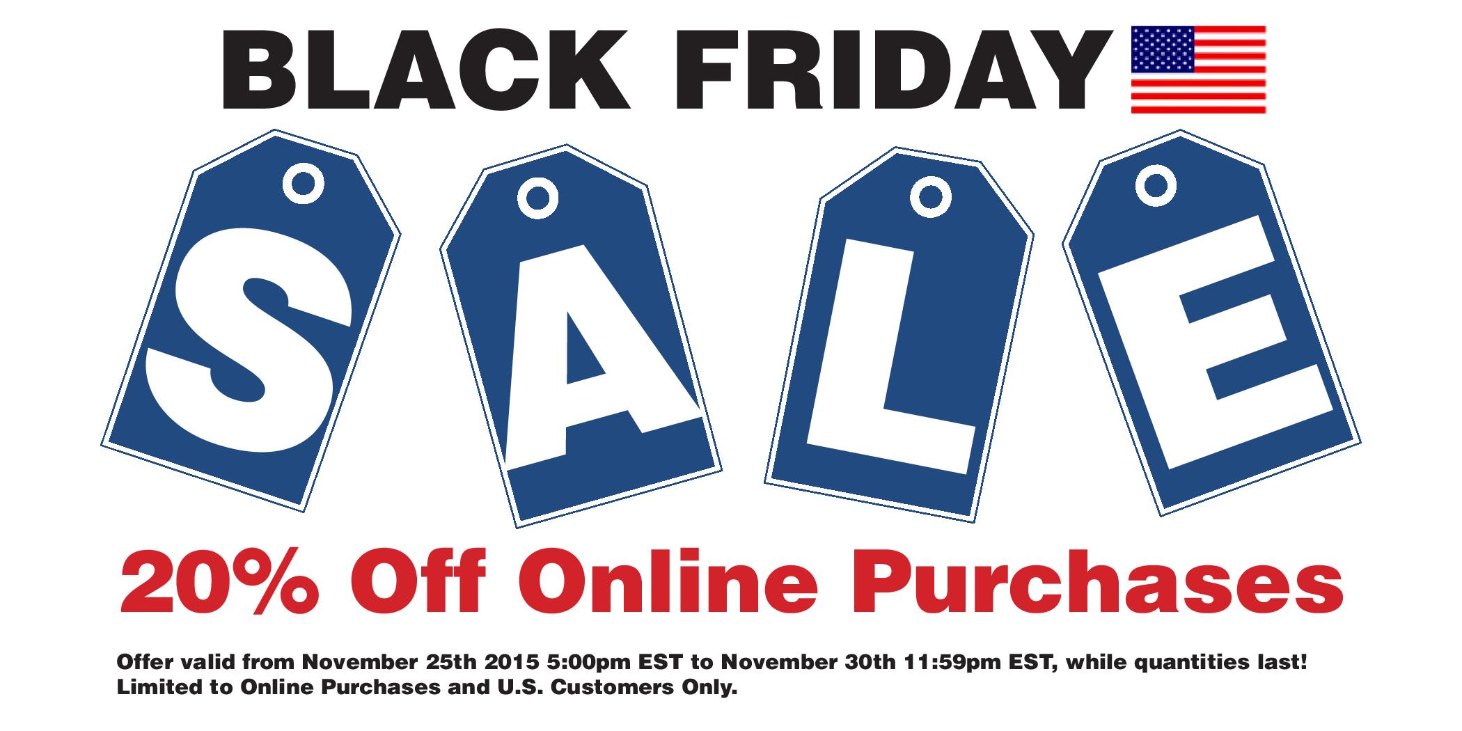 Black Friday Sale is on Now!